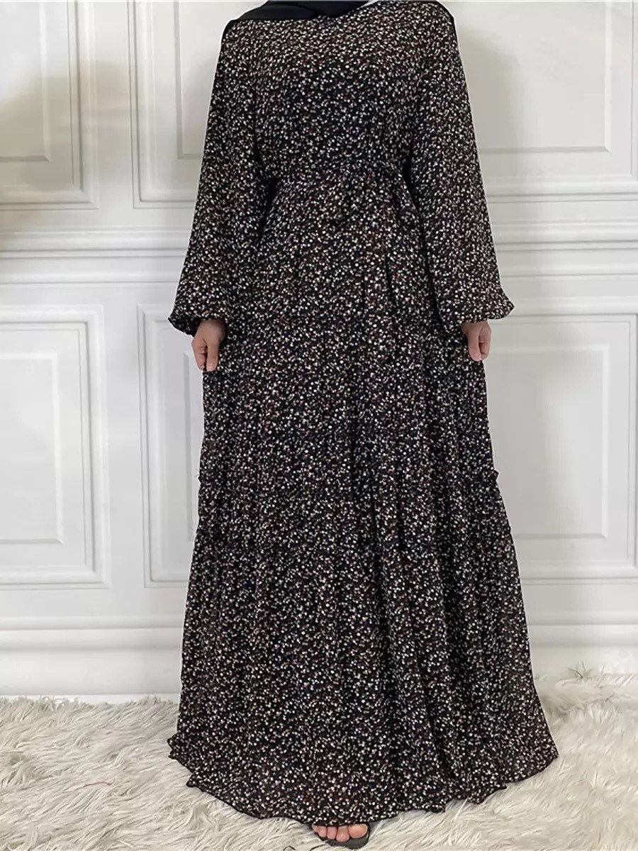 Flower Hijab dress