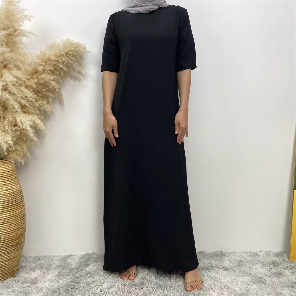 Inner abaya dress half sleeve