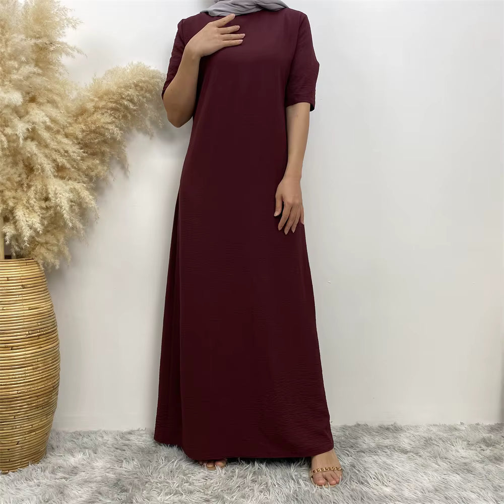 Inner abaya dress half sleeve
