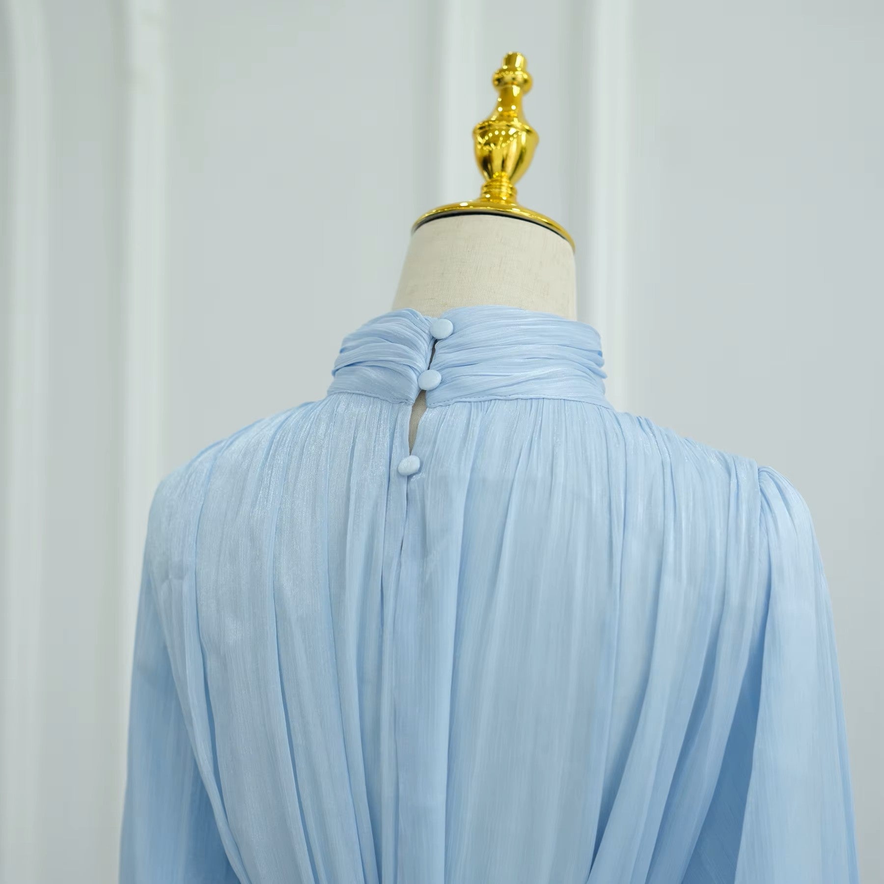 Women's Evening Elegant Dress , Shiny Modest Dresses - Canada hijab - USA Muslims