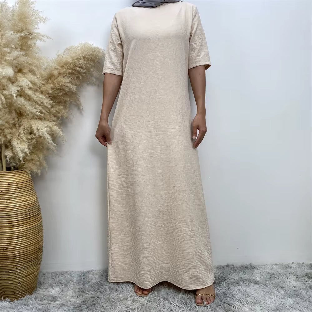 Inner abaya dress half sleeve