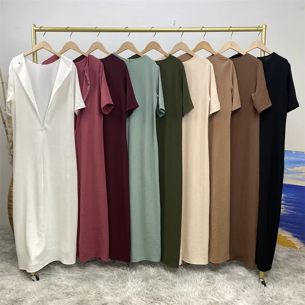 Inner abaya dress half sleeve