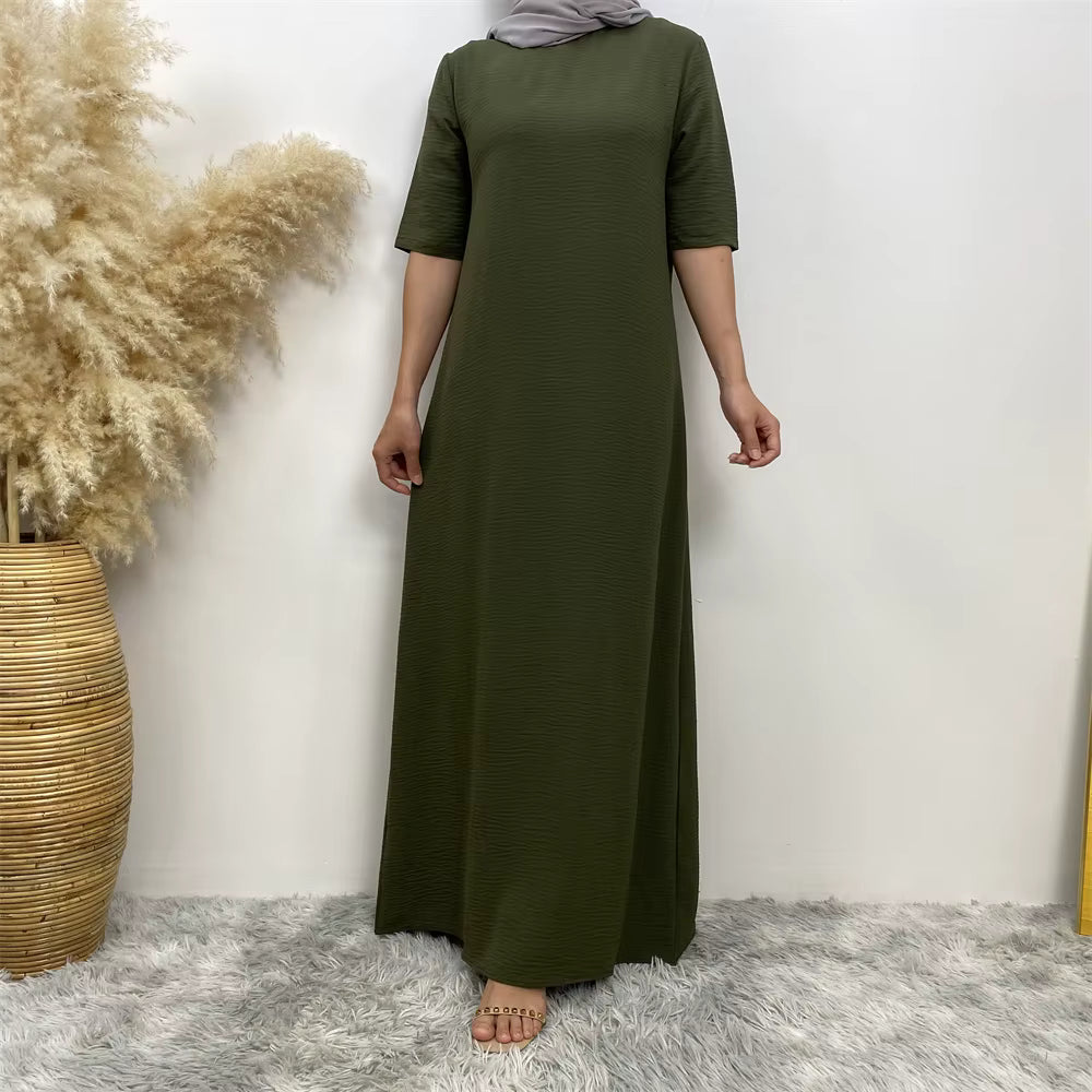 Inner abaya dress half sleeve