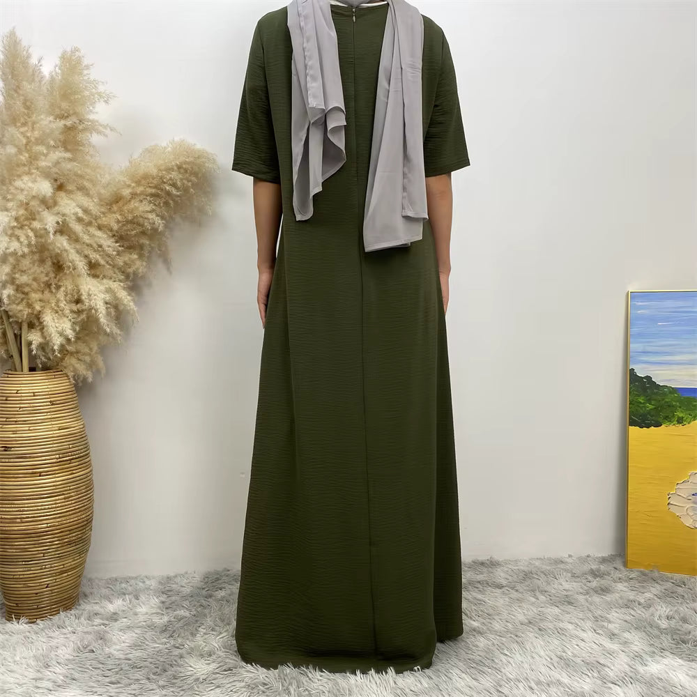 Inner abaya dress half sleeve