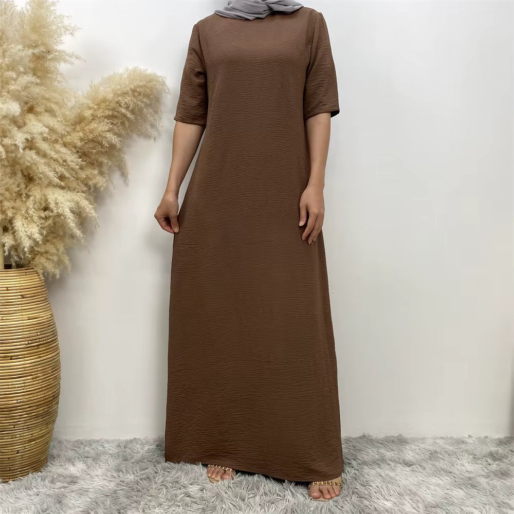 Inner abaya dress half sleeve