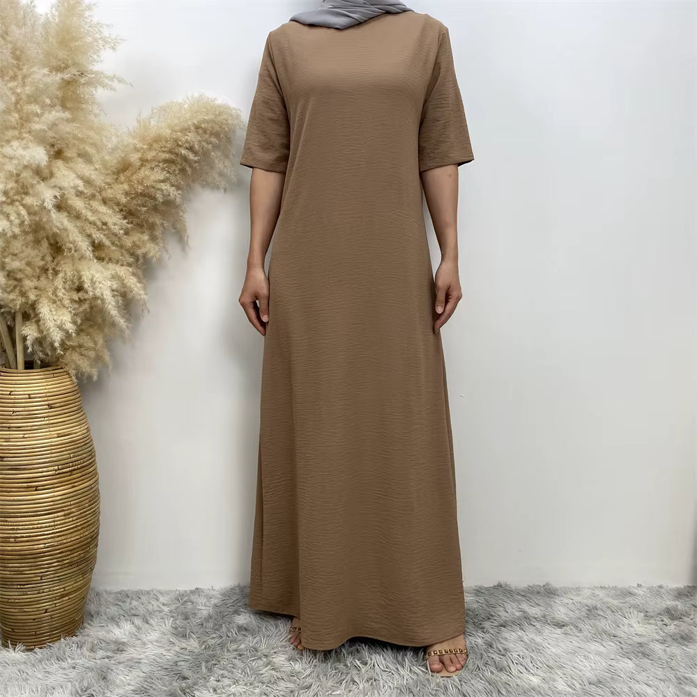 Inner abaya dress half sleeve