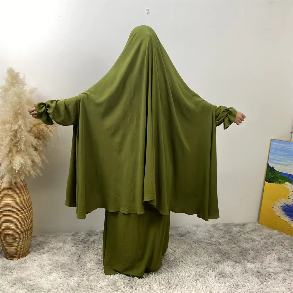 Khimar abaya 2 pieces set