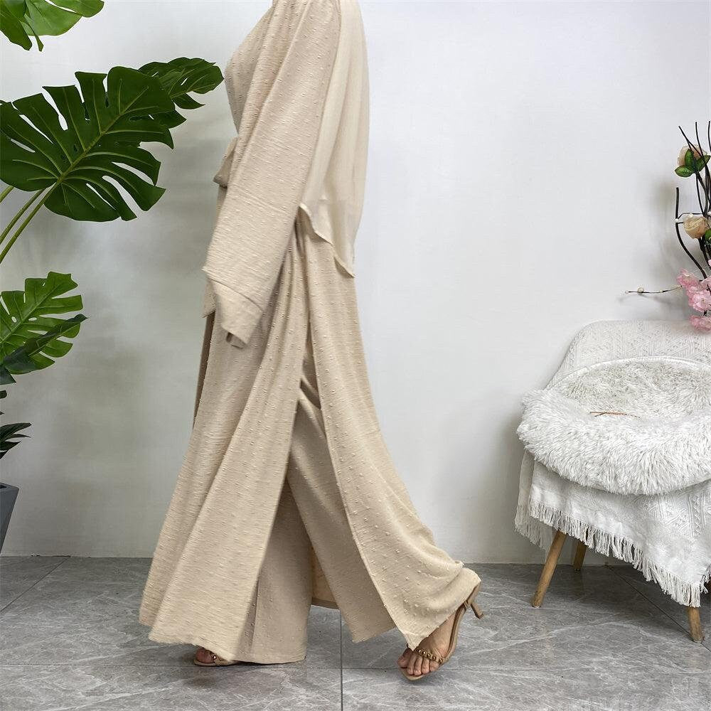 Three Pieces Hijab Set - Canada hijab fashion - USA Hijab fashion