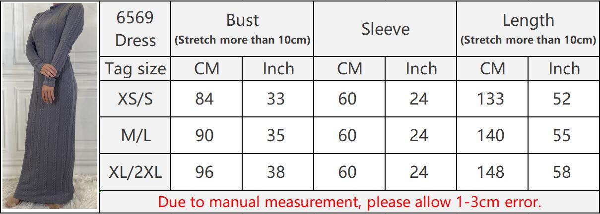 Basic sweater long sleeve plain dress