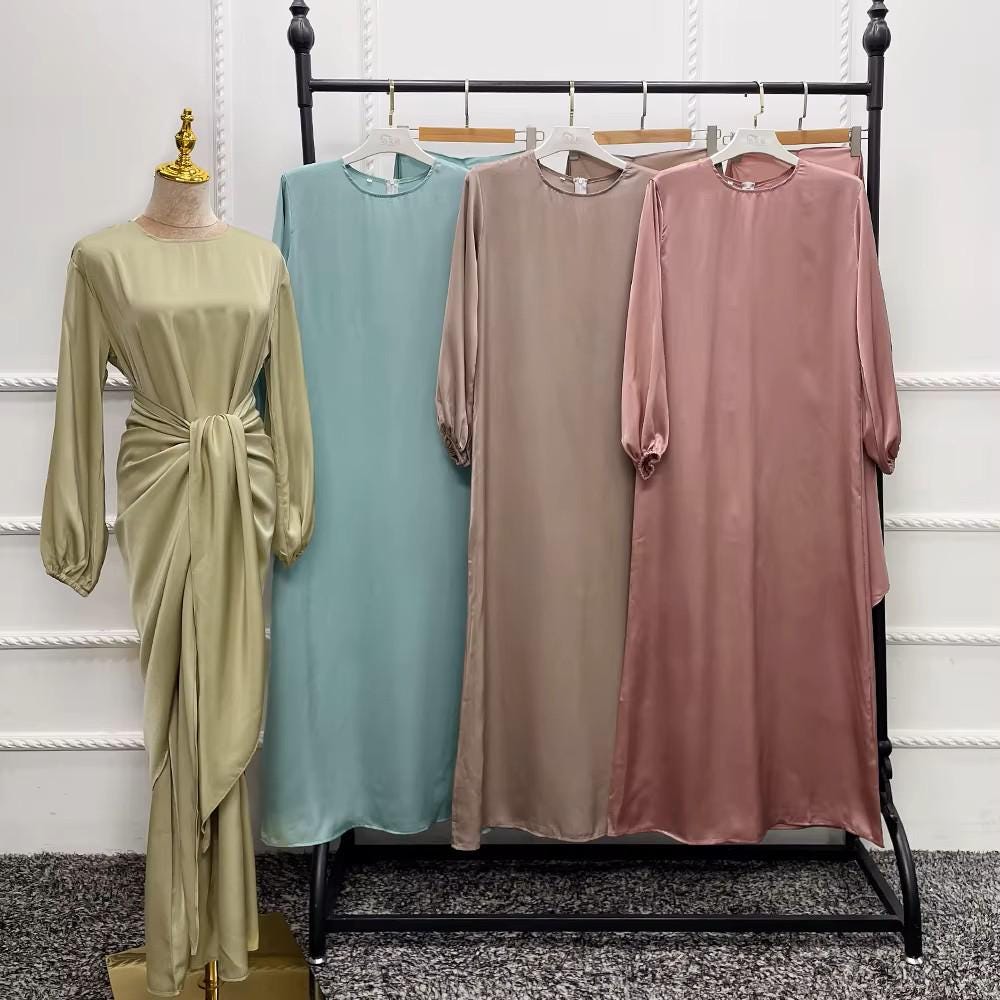 Elegant Wrap Evening Dress for Muslim Women