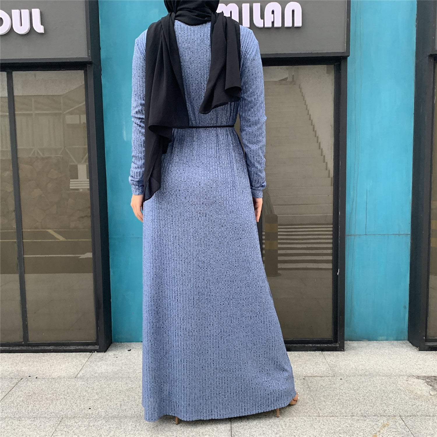 cardigan knitted dress