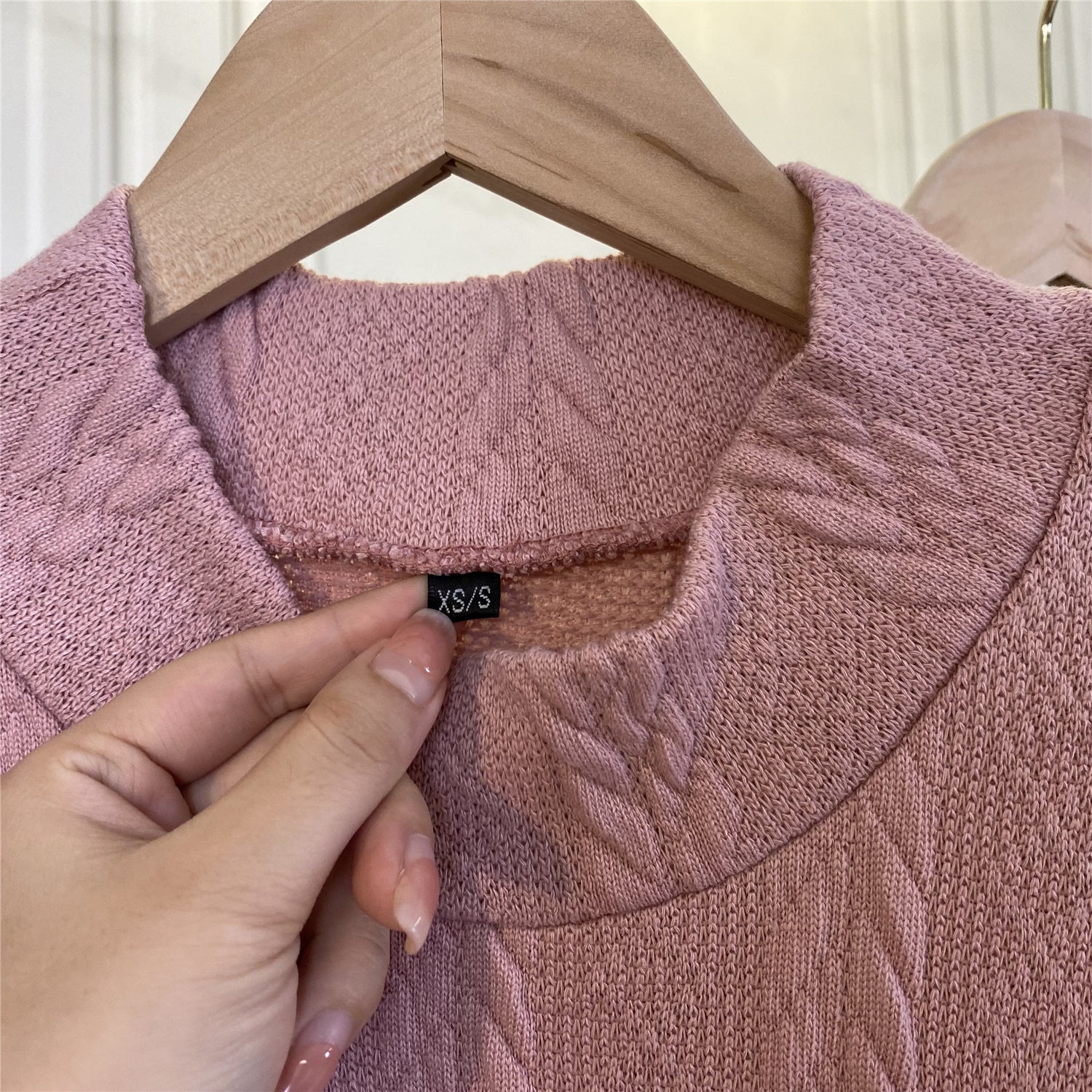 Basic sweater long sleeve plain dress