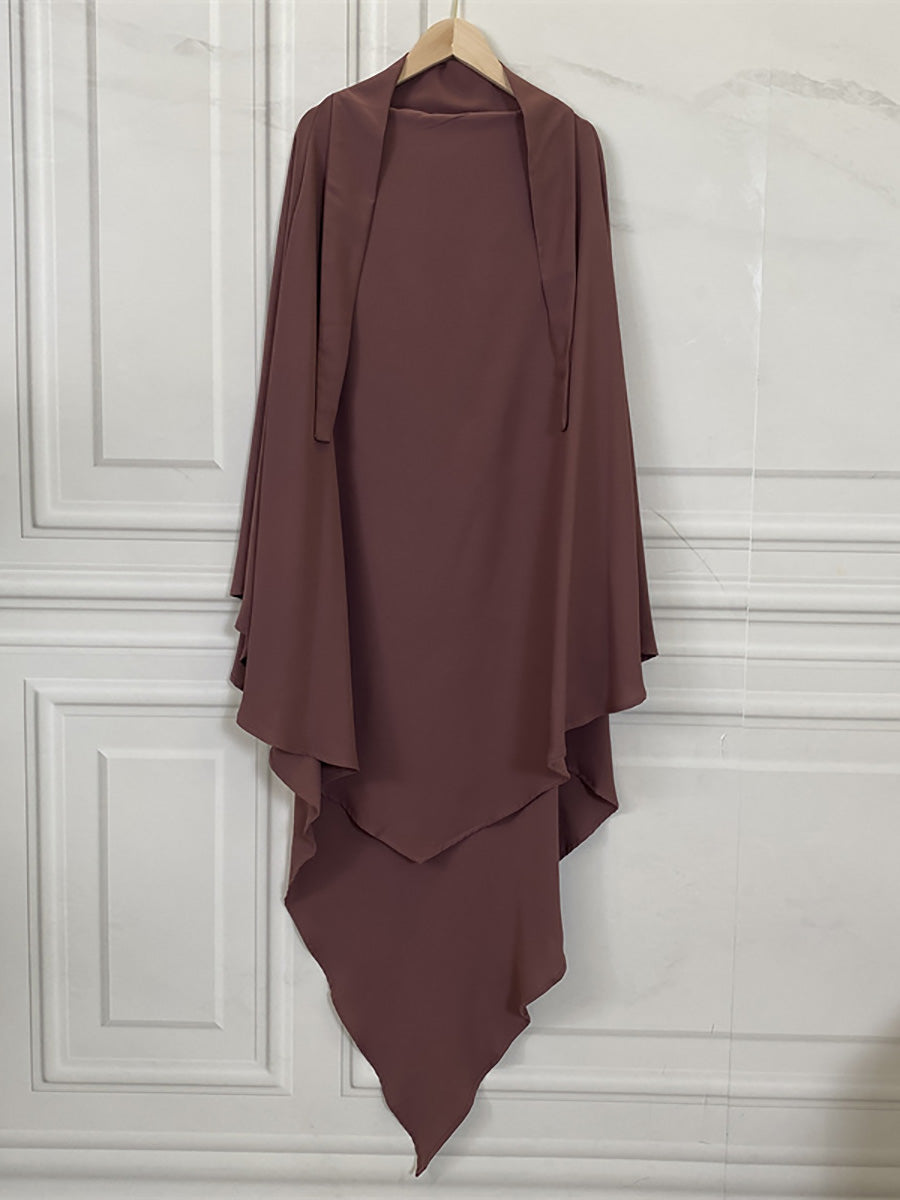 One Layer khimar hijab - Canada Muslims - USA Muslims 