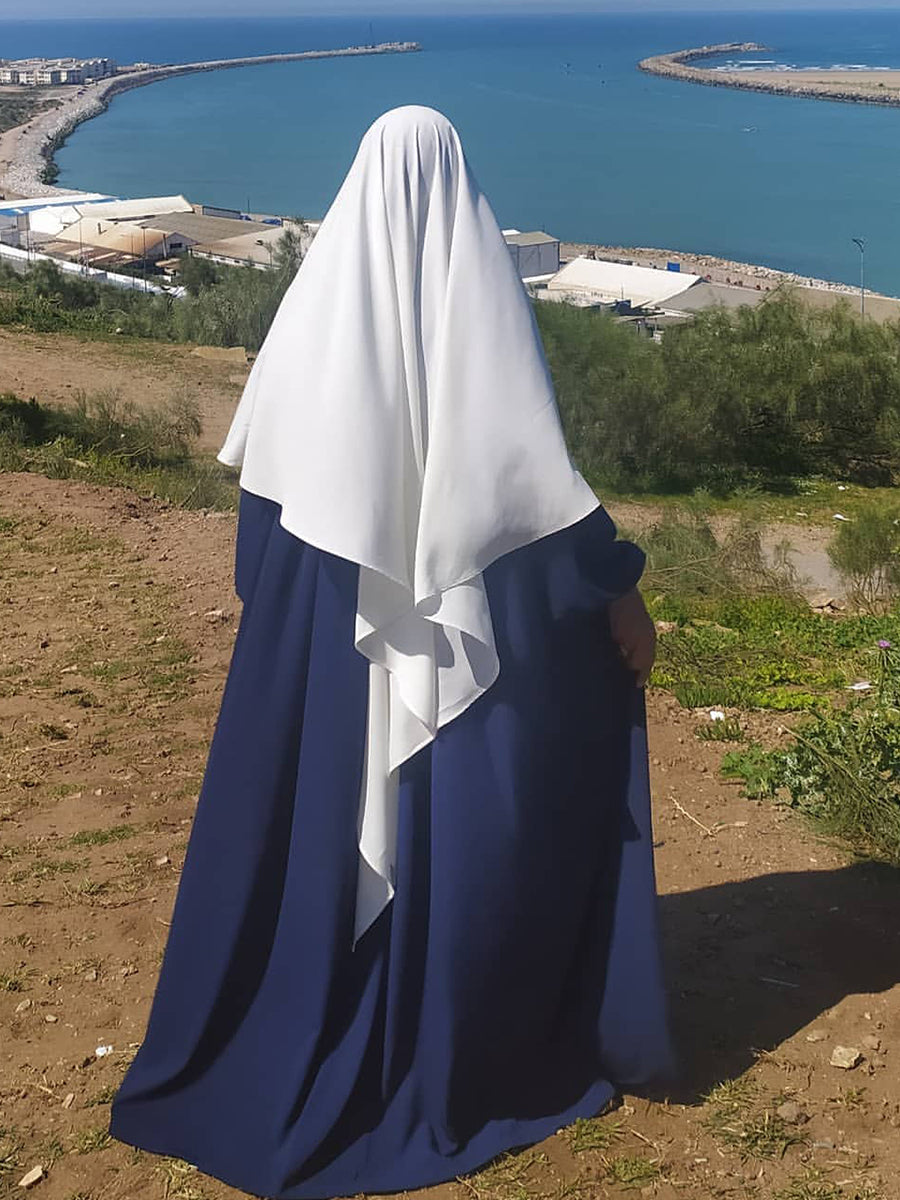 One Layer khimar hijab fashion - Canada Muslims - USA Muslims 