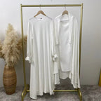 Two Pieces Nikab Set & Pleated Cuff