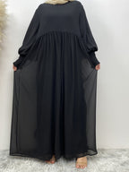 Khimar with zipper 