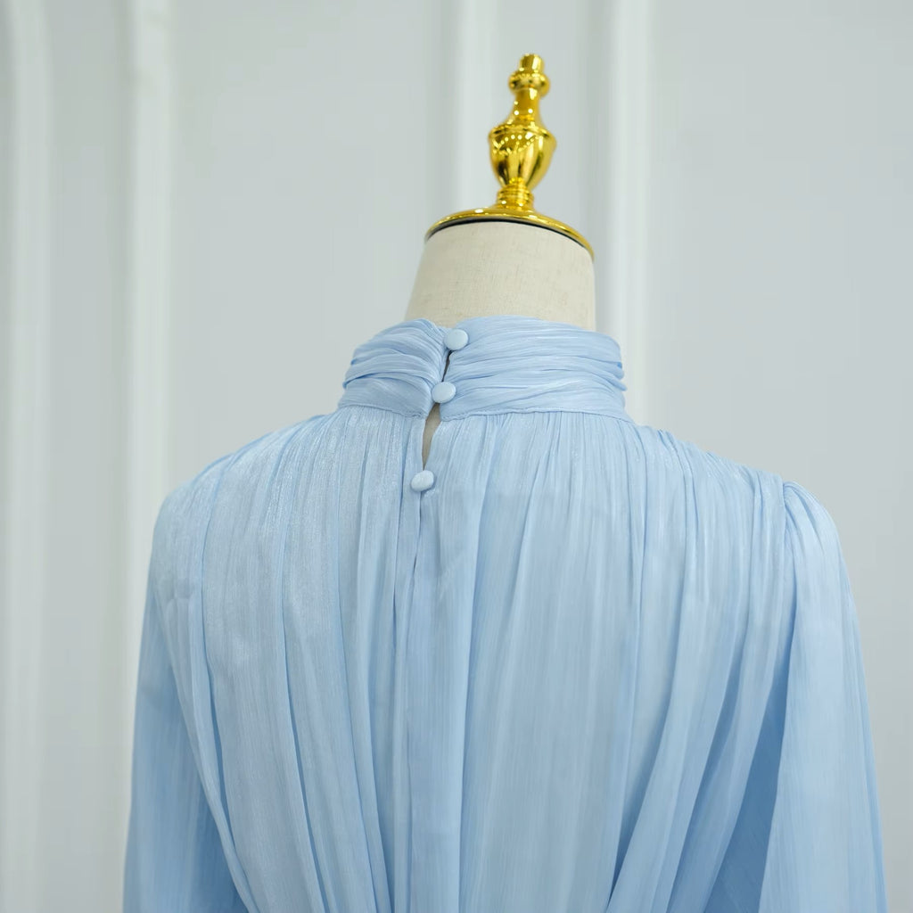 Women's Evening Elegant Dress , Shiny Modest Dresses - Canada hijab - USA Muslims