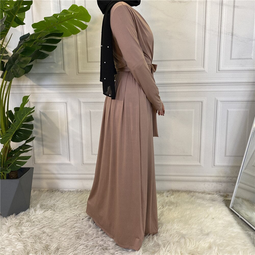 Cross hijab dress Blue / Large