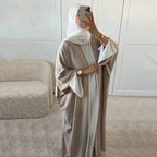 Two colors abaya oversize 