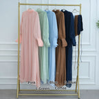 Women's Evening Elegant Dress , Shiny Modest Dresses - Canada hijab - USA Muslims