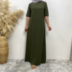 Inner abaya dress half sleeve