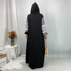 Palestine pattern hoodie hijab dress