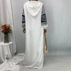 Palestine pattern hoodie hijab dress
