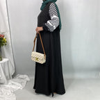 Palestine pattern hoodie hijab dress