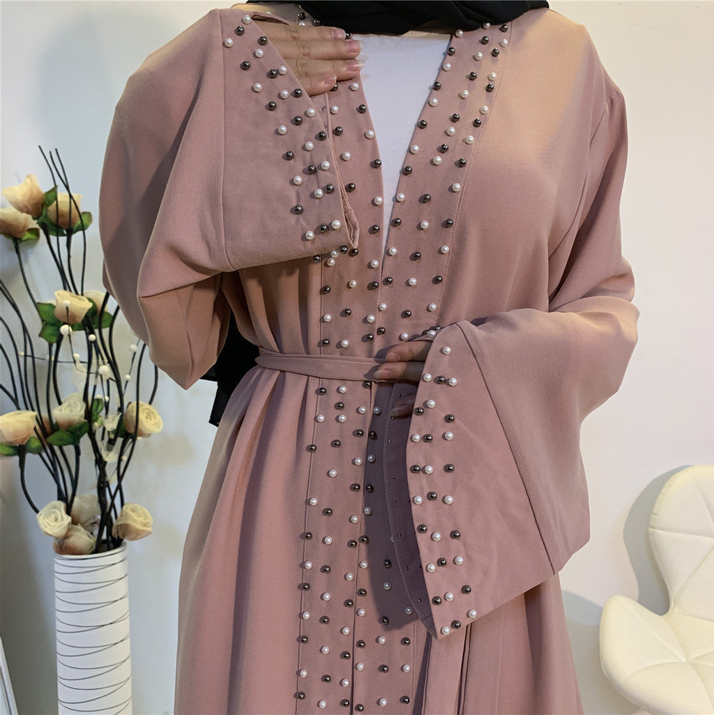 Pearl decorated Abaya 