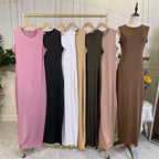Bodycon inner abaya Dress sleeveless