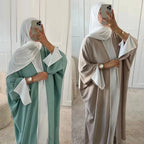 Two colors abaya oversize 